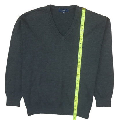 Mens UK Size S Burberry Grey Pullover Jumper
