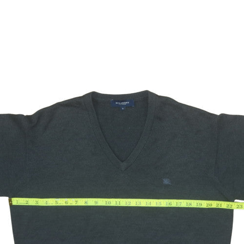 Mens UK Size S Burberry Grey Pullover Jumper