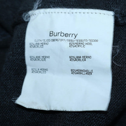 Mens UK Size S Burberry Grey Pullover Jumper