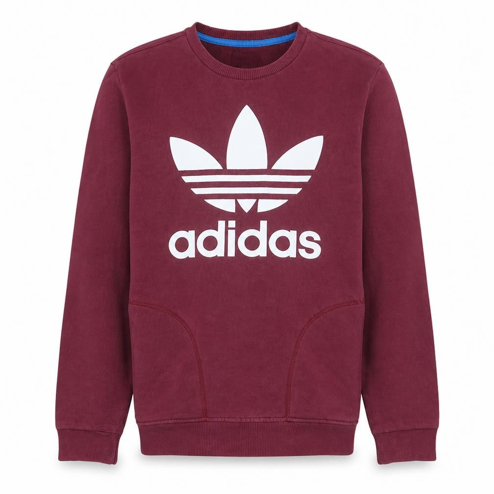 Mens UK Size S adidas Red Pullover Sweatshirt
