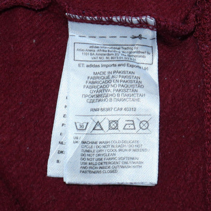 Mens UK Size S adidas Red Pullover Sweatshirt