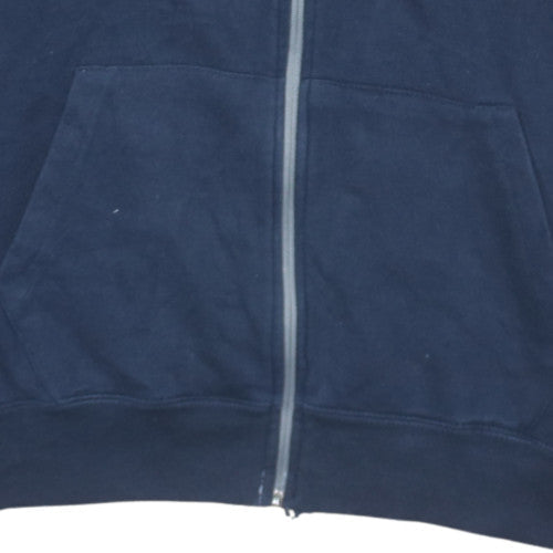 Mens UK Size L Umbro Blue Full Zip Hoodie