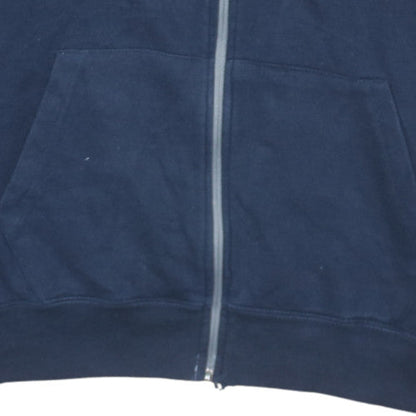 Mens UK Size L Umbro Blue Full Zip Hoodie