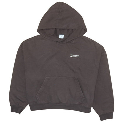 Womens UK Size L New Balance Brown Pullover Hoodie