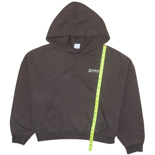 Womens UK Size L New Balance Brown Pullover Hoodie