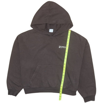 Womens UK Size L New Balance Brown Pullover Hoodie