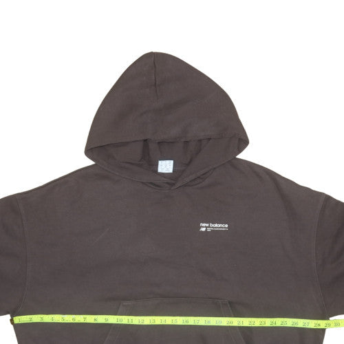 Womens UK Size L New Balance Brown Pullover Hoodie