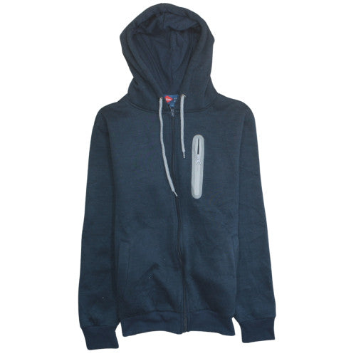 Mens UK Size S Lee Cooper Blue Full Zip Hoodie