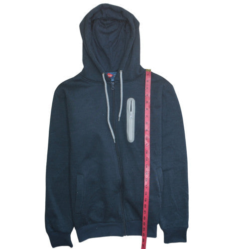 Mens UK Size S Lee Cooper Blue Full Zip Hoodie
