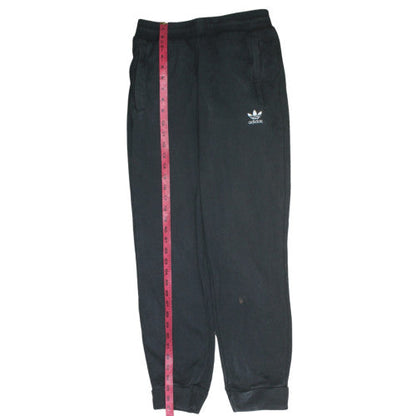 adidas Mens Black Small Jogger Fleece Trousers Regular Fit