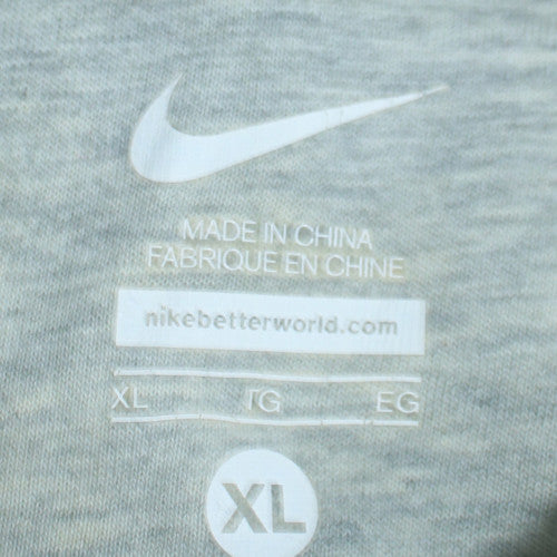 Mens UK Size XL Nike Grey Pullover Hoodie