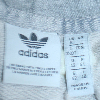 Womens UK Size 16 adidas Grey Pullover Hoodie