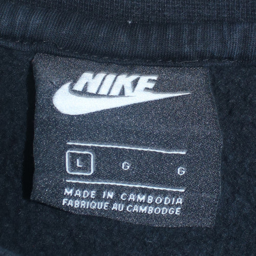 Womens UK Size L Nike Black Pullover Sweatshirt