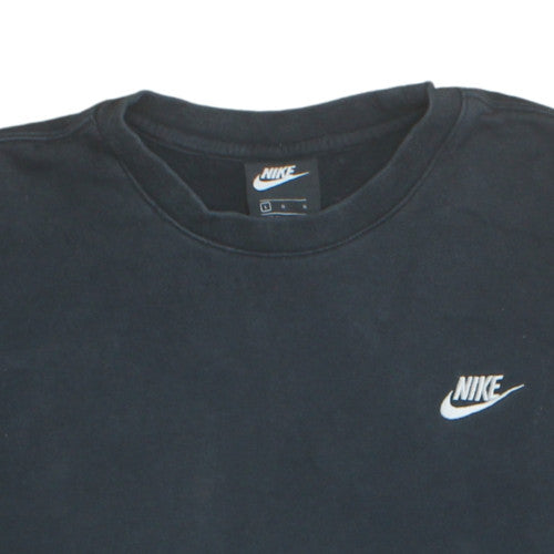 Womens UK Size L Nike Black Pullover Sweatshirt
