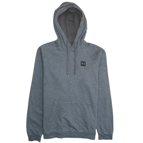 Mens UK Size L Under armour Grey Pullover Hoodie
