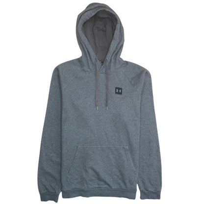 Mens UK Size L Under armour Grey Pullover Hoodie