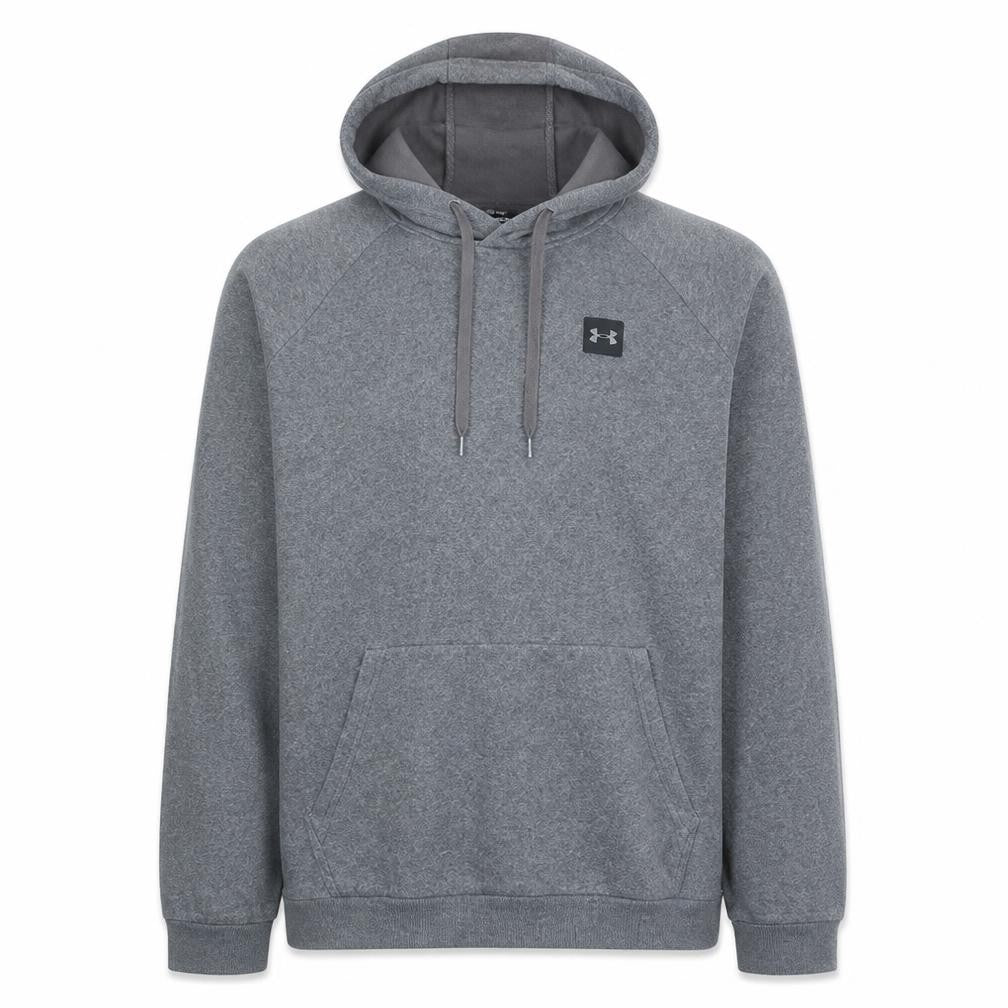 Mens UK Size L Under armour Grey Pullover Hoodie