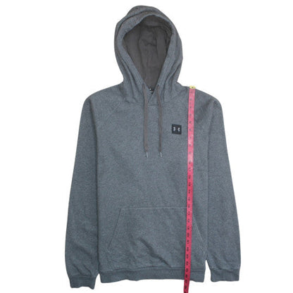 Mens UK Size L Under armour Grey Pullover Hoodie