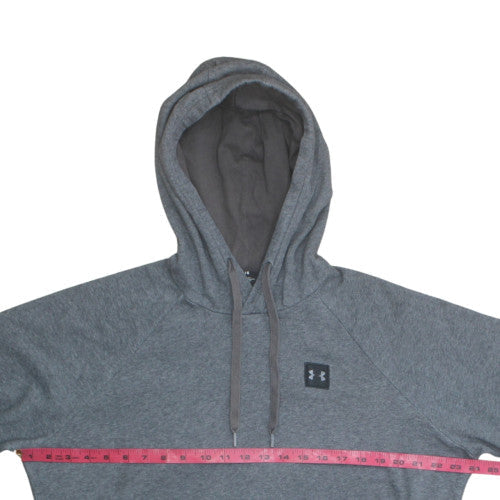 Mens UK Size L Under armour Grey Pullover Hoodie