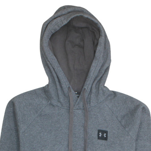 Mens UK Size L Under armour Grey Pullover Hoodie