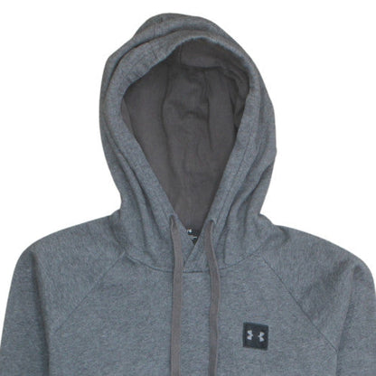 Mens UK Size L Under armour Grey Pullover Hoodie