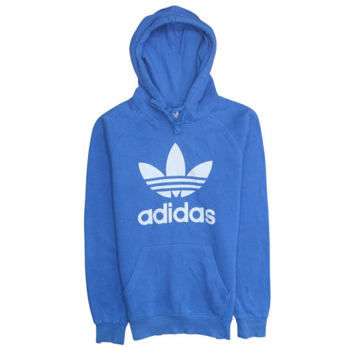 Mens UK Size S adidas Blue Pullover Hoodie