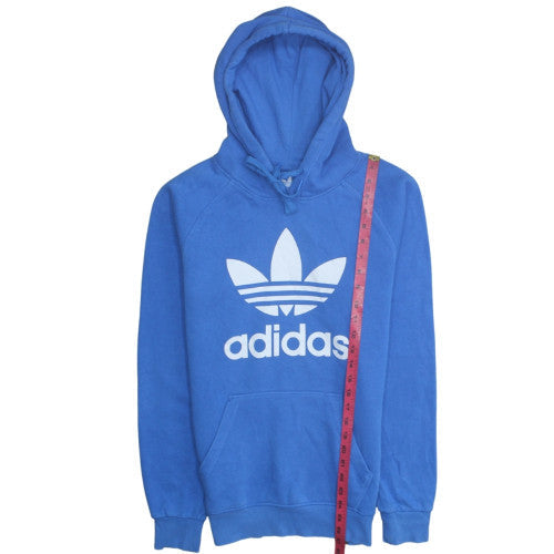Mens UK Size S adidas Blue Pullover Hoodie