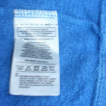Mens UK Size S adidas Blue Pullover Hoodie