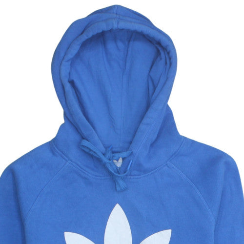 Mens UK Size S adidas Blue Pullover Hoodie