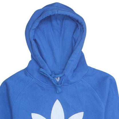 Mens UK Size S adidas Blue Pullover Hoodie