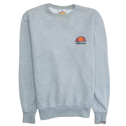 Womens UK Size S ellesse Grey Pullover Sweatshirt