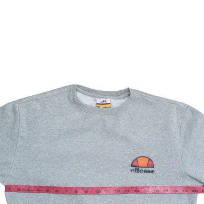 Womens UK Size S ellesse Grey Pullover Sweatshirt