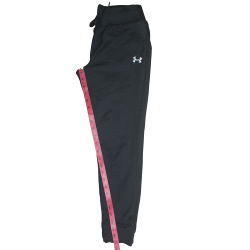 Mens UK Size S Under armour Relaxed Fit Jogger Black Trousers