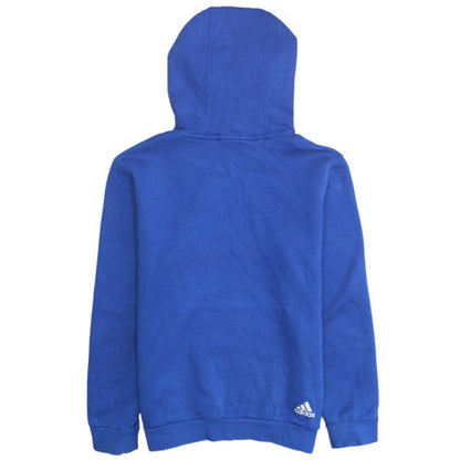Boys UK Size 152 adidas Blue Pullover Hoodie