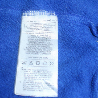 Boys UK Size 152 adidas Blue Pullover Hoodie