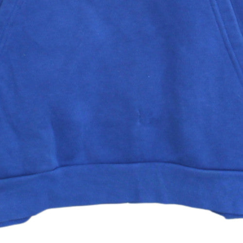 Boys UK Size 152 adidas Blue Pullover Hoodie