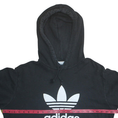 Mens UK Size L adidas Black Pullover Hoodie
