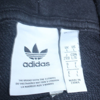 Mens UK Size L adidas Black Pullover Hoodie