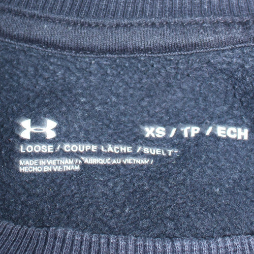 Mens UK Size XS Under armour Black Pullover Sweatshirt