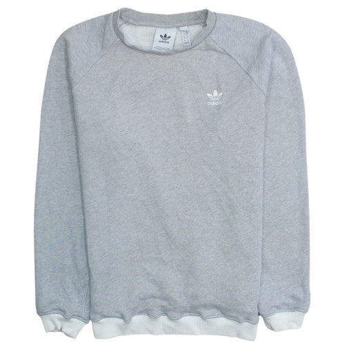 Mens UK Size M adidas Grey Pullover Sweatshirt