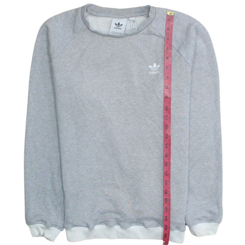 Mens UK Size M adidas Grey Pullover Sweatshirt