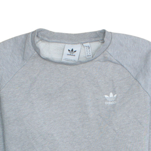 Mens UK Size M adidas Grey Pullover Sweatshirt
