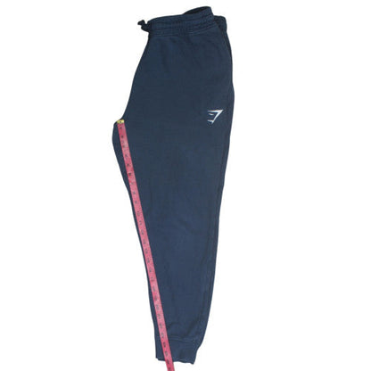 Mens UK Size L Gymshark Regular Fit Jogger Blue Trousers