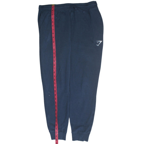 Mens UK Size L Gymshark Regular Fit Jogger Blue Trousers