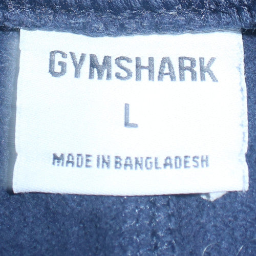 Mens UK Size L Gymshark Regular Fit Jogger Blue Trousers
