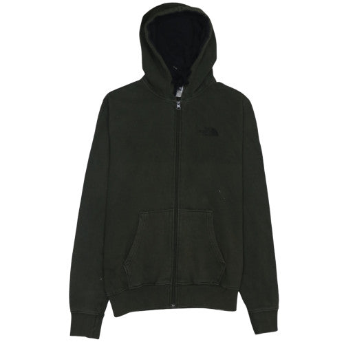 Mens UK Size S The North Face Green Full Zip Hoodie