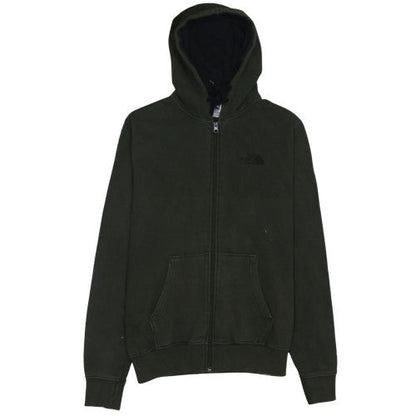Mens UK Size S The North Face Green Full Zip Hoodie