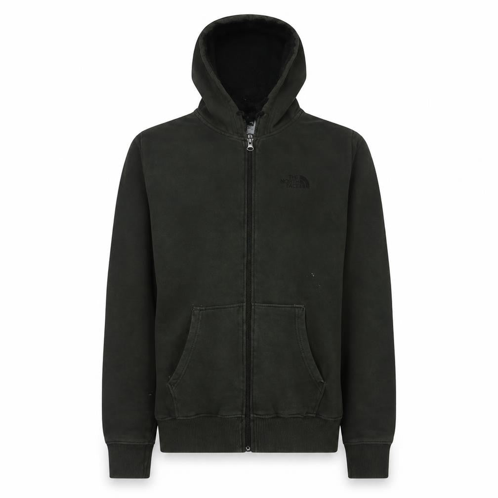 Mens UK Size S The North Face Green Full Zip Hoodie