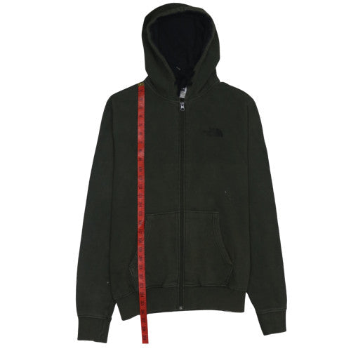 Mens UK Size S The North Face Green Full Zip Hoodie