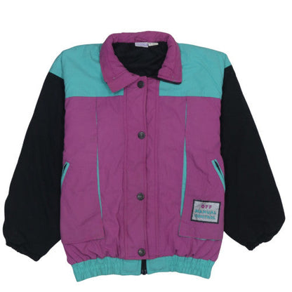 Womens UK Size 14 Golden Team Multicoloured Puffer Jacket